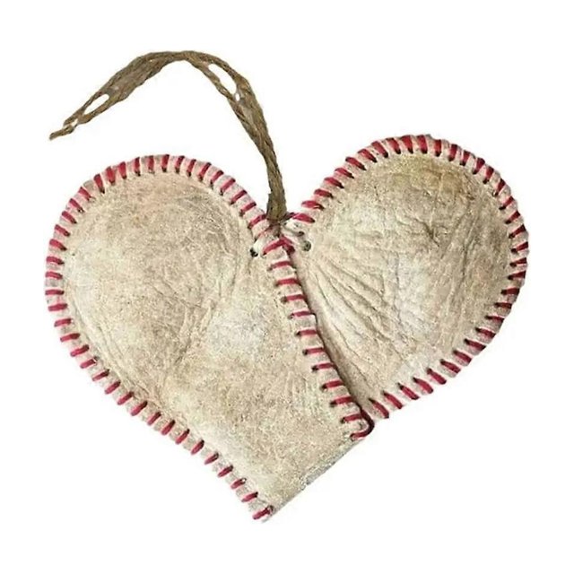 Vintage Baseball Heart Tree Hanging Pendant DIY Handmade Jewelry A