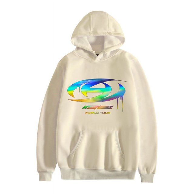 ATEEZ Mode Graphique Chandails à Capuchon Chemises à Manches Longues pour Unisexes Pulls Vintage