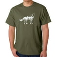 thumbnail image 1 of Men's Word Art T-shirt - Howling Wolf, 1 of 2