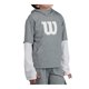thumbnail image 2 of Sudadera Wilson Talla 12 Gris, 2 of 4
