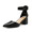 BLACK-PU, variant on Women's Strappy Chunky Heel Dress Pump Shoes