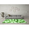 thumbnail image 3 of Ahgly Company Indoor Rectangle Abstract Green Modern Area Rugs, 2' x 5', 3 of 4