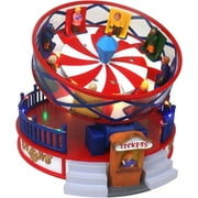 Christmas Village Tabletop Carnival Round Up - Pre-lit Winter Snow Village - Perfect Addition to Your Christmas Indoor Home Decorations Great Centerpiece for Your Collection - A Thoughtful Gift