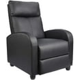 thumbnail image 2 of Homall Massage Recliner Chair Single Sofa Chair Small Recliner Home Theater Seating PU Leather Living Room Sofa,Black, 2 of 8