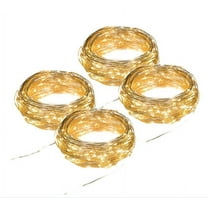 Copper Wire Fairy Twinkle String Lights with Timer Waterproof Battery Operated Mini Pixie Lights Little Firefly Decorations for Ma