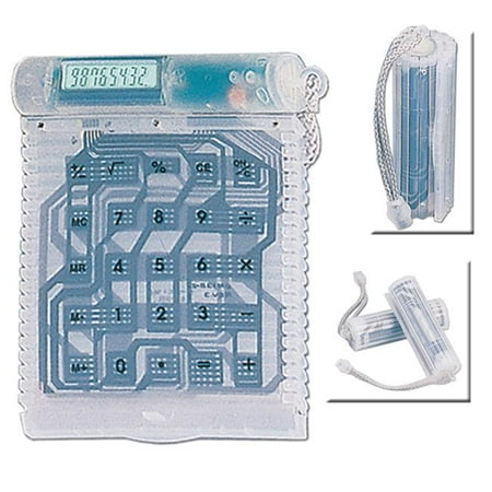 Natico Originals Flexi-Cal Roll-Up Translucent Calculator