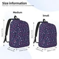 thumbnail image 3 of Yiaed Dance Skull Star Print Backpack, Premium Laptop Backpack, Travel Backpack for Women, Lightweight Backpacks, Comfortable Back Pack-Medium, 3 of 7