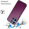 thumbnail image 5 of TJS for Motorola Moto G 5G 2025 / Moto G 2026 / Moto G Play 2026 Phone Case, with Tempered Glass Screen Protector, Dual Layer Hybrid Magnetic Support Shockproof Heavy Duty Cover (Purple), 5 of 7