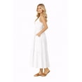 thumbnail image 2 of Women's Air Flow V Neck Tiered Maxi Dress with Pockets Casual Loose Fit Dress, 2 of 5