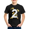 thumbnail image 4 of shoper Car Tees, Boys Shirts Size 8 Vehicle Print Crew Neck Short Sleeve Soft Summer Tops Back to School T-Shirts Toddler To Big Kid Black 130, 4 of 5