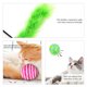 thumbnail image 2 of Juego de juguetes para gatos Juguete para gatos Ratón Pelota para gatos Variedad de juguetes, 2 of 6