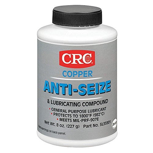 CRC SL35901 AntiSeize,8 oz.,Copper,Brush Top Bottle