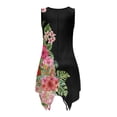 thumbnail image 6 of Uorisanigo Hawaiian Flower Couples' Outfits Husban and Wife Clothing Short Sleeve Shirt for Men Fashion Hawaiian Tops and Women's Tank Dress Flowy Beach Vacation Sundress, 6 of 7