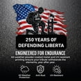 thumbnail image 5 of 250 Years of Defending Metal Garden Stake,Durable Iron Patriotic Yard Sign with Flag,250th Anniversary Independence Day Memorial Metal Plaque for 4th of July Outdoor Garden Decor,11.82"x9.53", 5 of 9