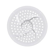 Reheyre Shower Drain Cover - Silicone Suction Cup - Fine Holes - Round Soft - Anti-Clogging - Floor Shower Drain Bathtub Sink Strainer Hair Catcher - Bathroom Accessories