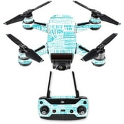 Mightyskins DJSPCMB-Faith Skin Decal Wrap for DJI Spark Mini Drone Combo Sticker - Faith