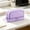 Purple-PP, variant on MMJ Pencil Case Four Layer Solid Color Cloth Large Capacity Multifunctional Student Stationery Storage Bag 8.46x3.94x4.72in