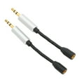 thumbnail image 2 of Cable adaptador auriculares pequeños Plug and Play conector hembra a macho 2,5 mm Bling Bling, 2 of 12