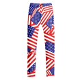 thumbnail image 4 of Uuszgmr Men Pants 4Th Of July Multicolor Slim Leg Swatpant Independence Day Casual Trousers Holiday American Flag Printed Casual Novel Button Pants Red S, 4 of 4