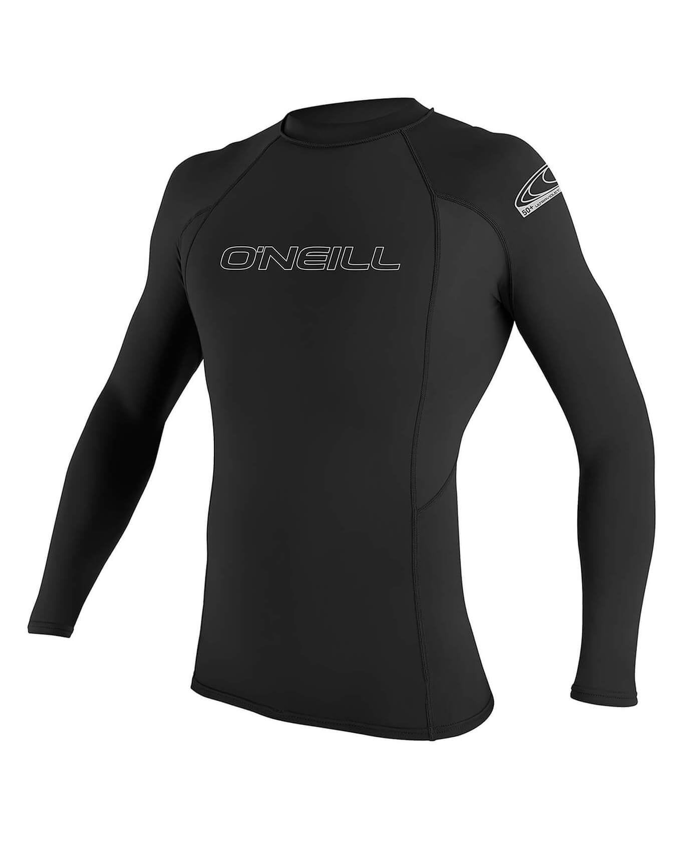 Herren Rash Guards ONeill Mens Premium Skins UPF 50 Short Sleeve Rash Guard XL Black/Black/Black
