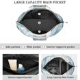 thumbnail image 3 of 22 Inch Oversized Travel Bag Lightweight Canvas Weekender Duffel with Multi Pockets, Animal Print, 3 of 5