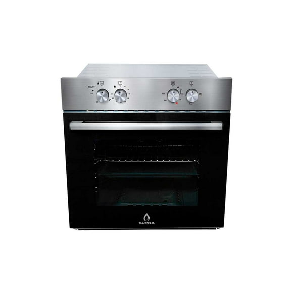 Horno empotrable Supra para gas de 60L en acero inoxidable SUPRA Horno Supra empotrable de 60l para uso de gas lp o natural
