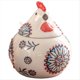 thumbnail image 1 of Salero de Cerámica con Tapa y Cuchara, Tarro Grande de 13 Oz con Forma de Pollo, Soporte para Sal para Mostrador, Café y Dulces, Color Azul., 1 of 5