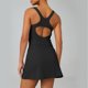 thumbnail image 5 of Vestido Casual de Manga Larga para las Mujeres Tenis sin Mangas Sólido Dos Capas Falsas Vestido a Prueba de Escándalo, Vestidos de Tenis de Manga Larga para las Mujeres Elegante Deportivo, 5 of 9