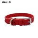 thumbnail image 2 of Collar clásico impermeable para perros grandes, ajustable, suave y transpirable, de cuero, 2 of 5
