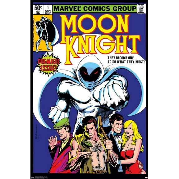 Marvel Comics - Moon Knight - Moon Knight #1 Wall Poster, 22.375" x 34"