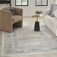 thumbnail image 2 of Nourison Glam Modern Bordered Indoor Rug Ivory Multicolor 5'3" x 7'3", 2 of 9