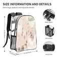 thumbnail image 4 of Sikiie Animals Riding Across The Sky1 Clear Backpack, Transparent Bookbag for School for Women Men, Capacity Clear Bag for College, Travel, 4 of 7
