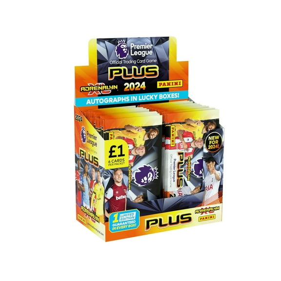 Panini 2023-24 Adrenalyn XL Plus Premier League Cards 50-Pack Box (300 Cards)