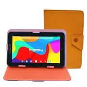 LINSAY 7" Tablet with case Brown 2GB RAM 64GB Android 13 WiFi