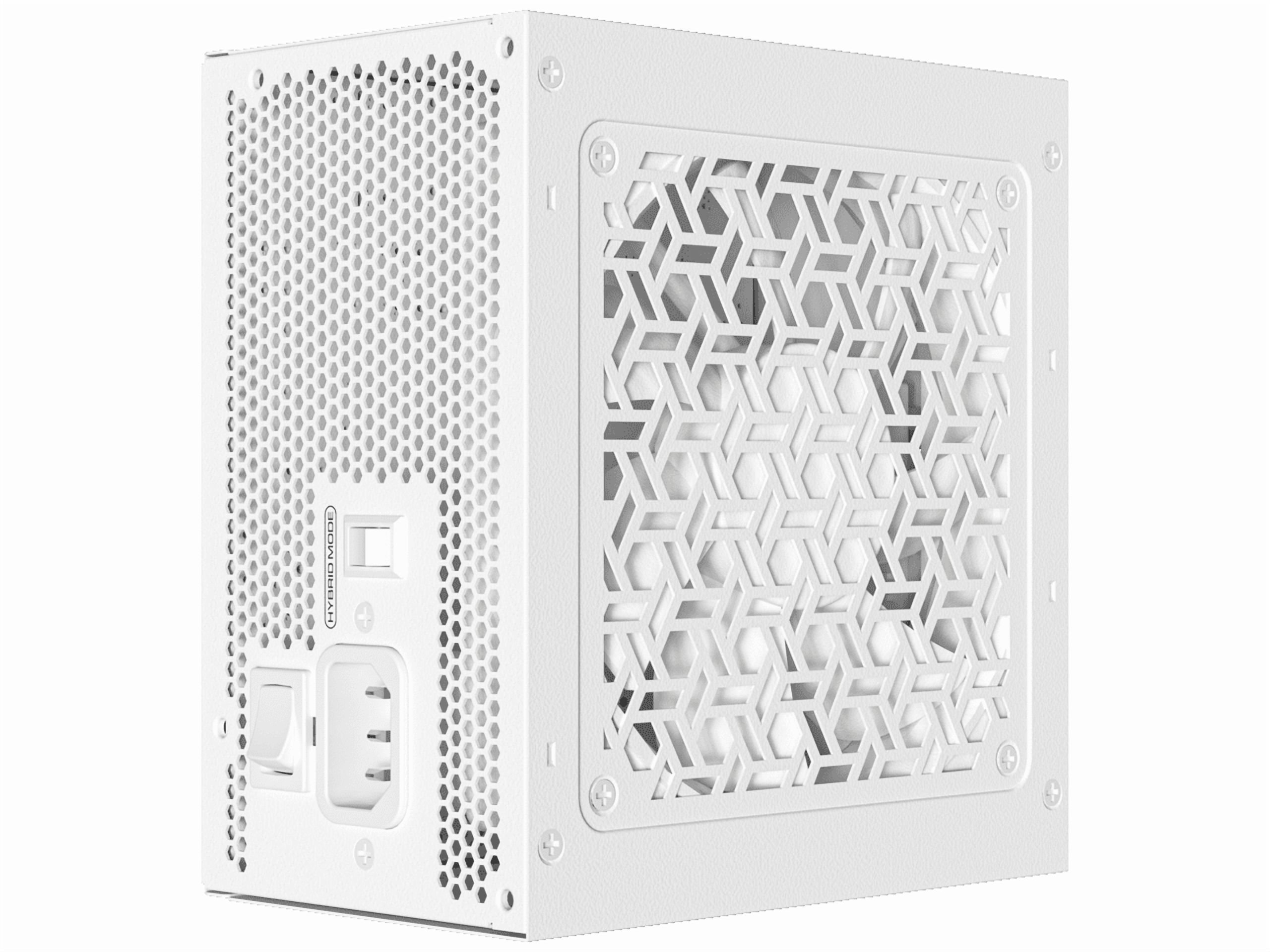 ANTEC GSK850 V2 White ATX3.1, 750W Full Modular PSU, 80 PLUS Gold Certified, PCIE 5.1 Support, PhaseWave Design, Zero RPM Manager, 120mm Silent Fan, 10-Year Warranty, High-Quality Braided Cable