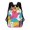 Color-2, variant on Abstract Colorful Geometric Shapes New Fashionable Trendy Travel Large Capacity Simple Student Backpack