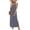 Gray, variant on Abomasnow Summer Dresses for Women 2026 Sleeveless Crewneck Sundresses with Pocket Slid Split Beach Vacation Clothes