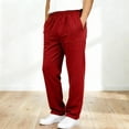 thumbnail image 2 of FYDUU Boys Sweatpants Kids Relaxed Fit Elastic Waist Athletic Joggers Sweat Pants with Pockets Solid Color Casual Pants for School Wear Versatile Pants 13-14 Years, 2 of 8