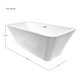 thumbnail image 5 of Tina Baño Fibra Vidrio Premium Bañera Lujo Rectangular 280l 172x77x62 Cm, 5 of 5