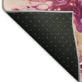 thumbnail image 3 of Addison Rugs Mayfield Washable Contemporary Abstract Berry Runner Rug, 2'3" x 7'6", 3 of 5