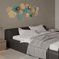 thumbnail image 2 of Metal Wall Art Sculpture Luxury Large Lotus Leaf Metal Wall Decor Indoor Outdoor, 2 of 16