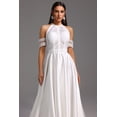 thumbnail image 2 of Vestido Bellabarnetten Hedit Halter sin mangas Pearl Maxi, 2 of 6