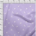 thumbnail image 3 of oneOone Cotton Flex Amethyst Fabric Plants Silhouette Leaf With Dot Sewing Fabric By The Yard Printed Diy Clothing Sewing Supplies 40 Inch Wide, 3 of 4