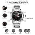 thumbnail image 3 of Reloj NAVIFORCE Deportivo de Lujo Resistente al Agua - Plata, 3 of 4