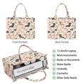 thumbnail image 2 of Large Capacity Tote Bag,Dachshund and Flower Handbag Fashion Luxury Tote Bag,15.7"x13"x 5.1" Inches,Laptop Compatible, 2 of 6