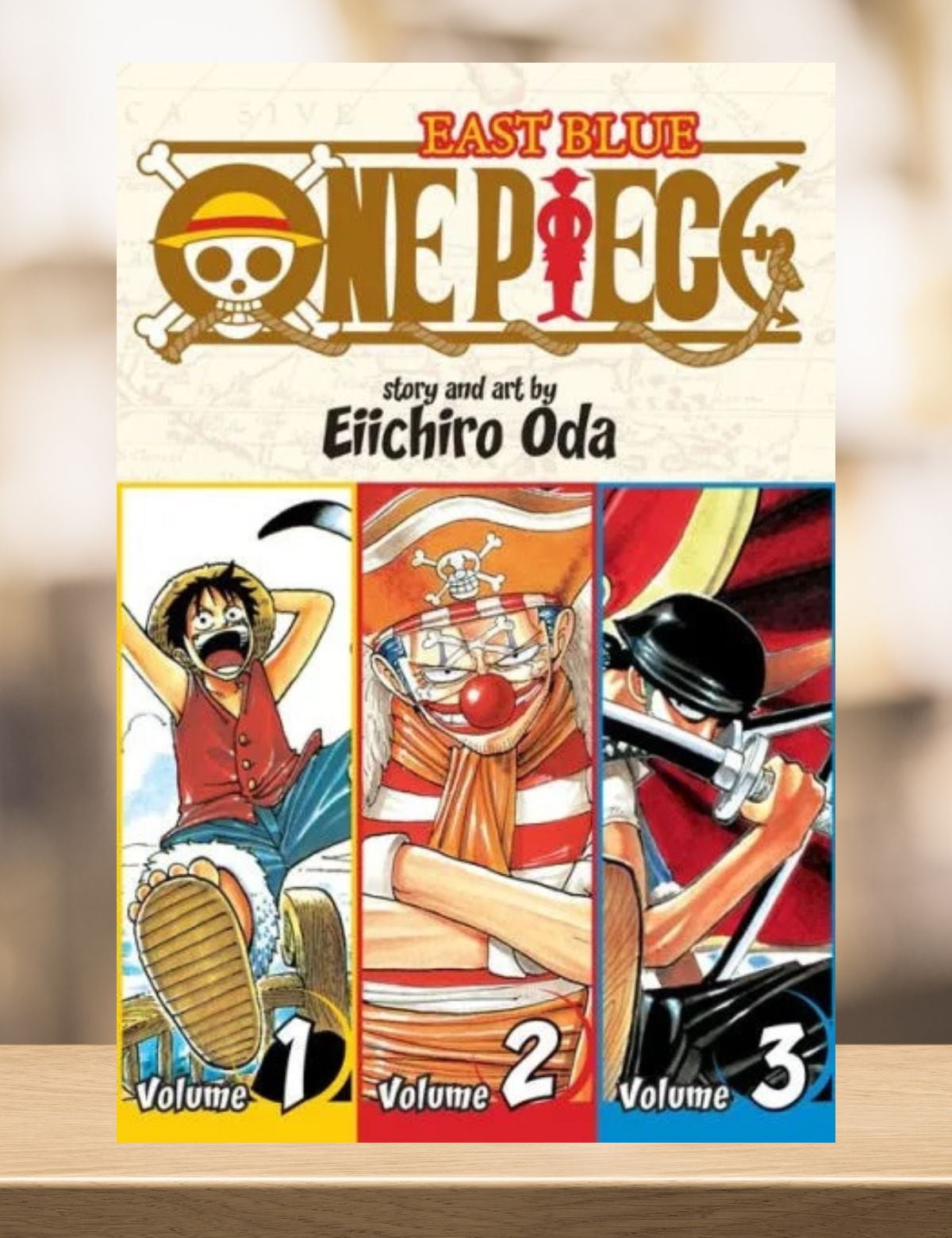 One Piece (Omnibus Edition): One Piece (Omnibus Edition), Vol. 1 : Includes  vols. 1, 2 & 3 (Series #1) (Paperback) 
