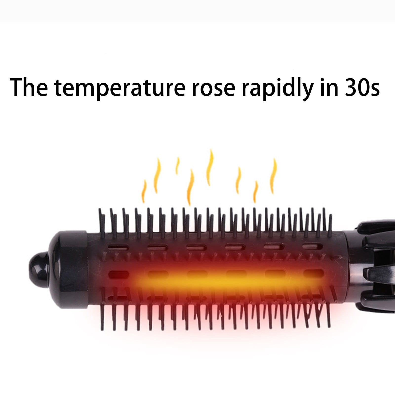 Yoofe 3 in 1 Curling Set Automatic Hair Curler Ceramic Wand Dual Voltage Curling Iron with Brush Head Travel Curling Iron for Long or Short Hair 110V US Plug