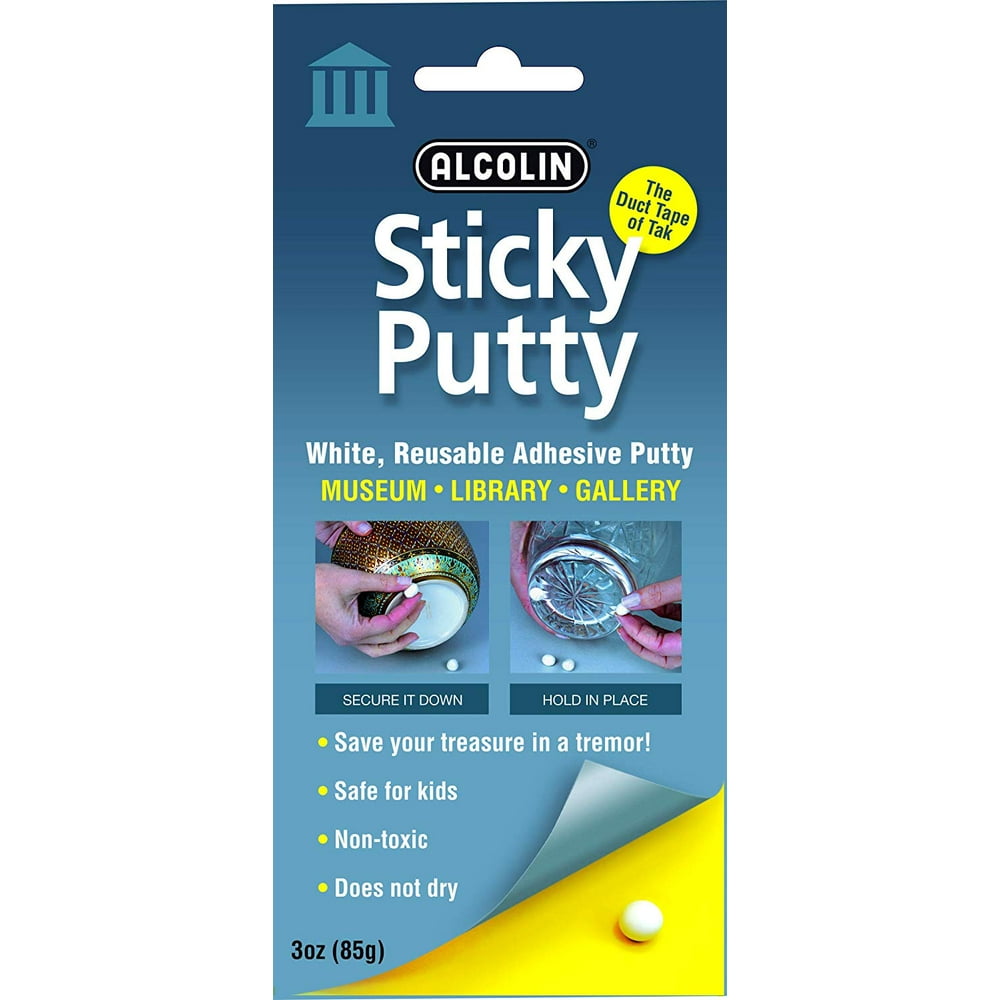 clear sticky putty