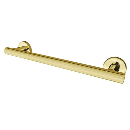 Kingston Brass Berwyn 16" Grab Bar, Polished Brass, ADA Compliant