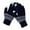 Navy, variant on Dyfzdhu Men Women Snowflake Printing Gloves, Creative Fashionable Mobile Phone With Screen Knitted Gloves, Thick Warm Winter Adult Black